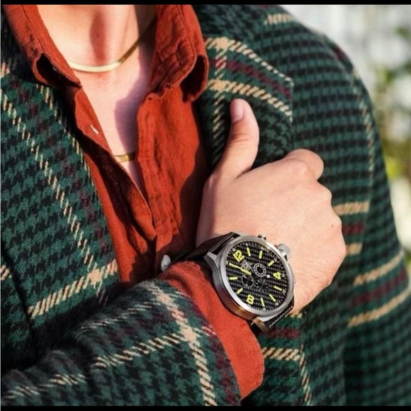 Men’s Ta2Time Piece Luxury Carbon Fiber Gentleman Classic Sport Watch Christmas - Picture 9 of 9